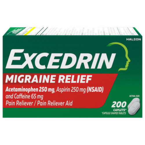 Excedrin Migraine Relief, Caplets