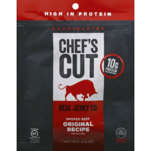 Chef's Cut Jerky, Smoked Beef, Original Recipe