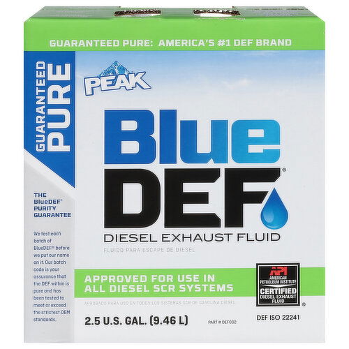 BlueDEF Diesel Exhaust Fluid