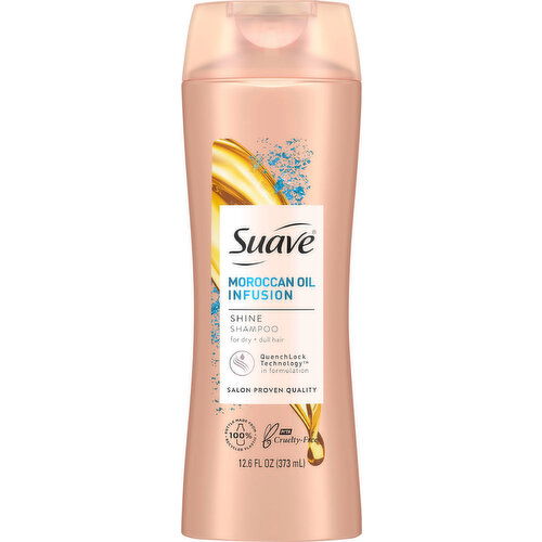 Suave Shampoo, Shine, Moroccan Oil Infusion