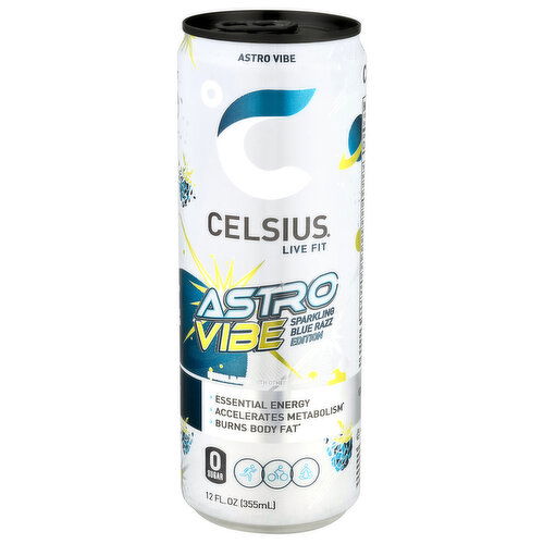 Celsius Astro Vibe Energy Drink - 12 Fluid Ounce