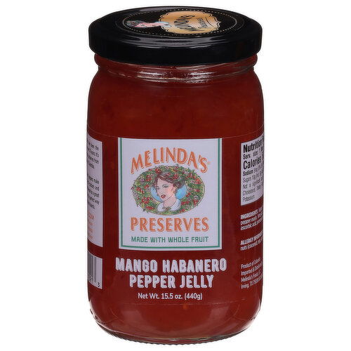 Melinda's Mango Habanero Pepper Jelly Preserves - 15.5 Ounce
