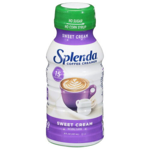Splenda Coffee Creamer, Sweet Cream - 8 Fluid Ounce