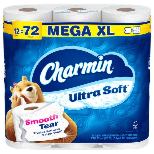 Charmin Bathroom Tissue, Mega XL, 2-Ply