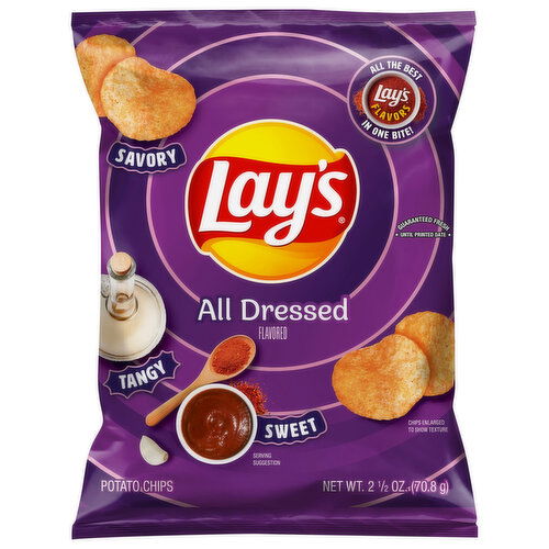 Lay's Potato Chips, All Dressed - 2.5 Ounce