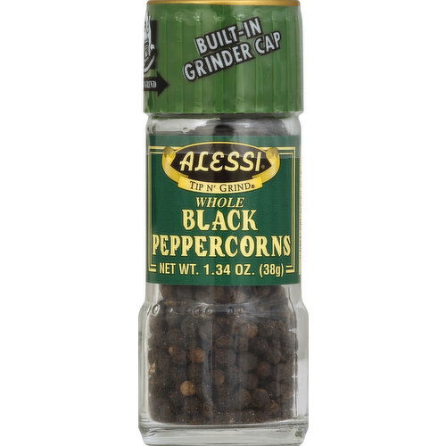 Alessi Peppercorns, Black, Whole