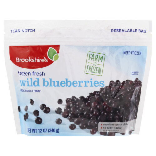 Brookshire's Wild Blueberries, Frozen Fresh