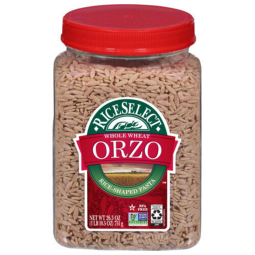 RiceSelect Orzo, Whole Wheat