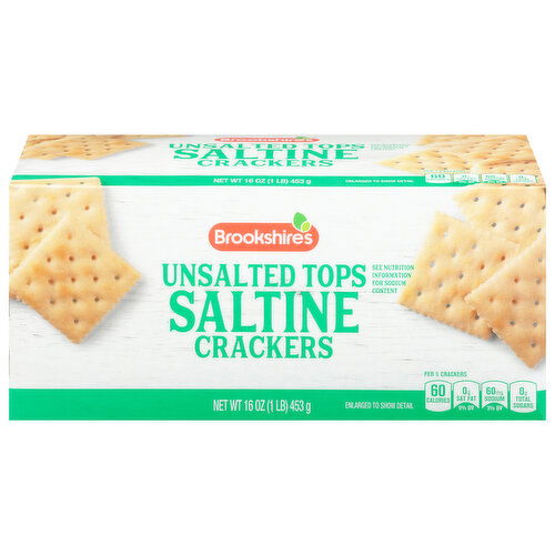 Brookshire's Unsalted Saltine Crackers