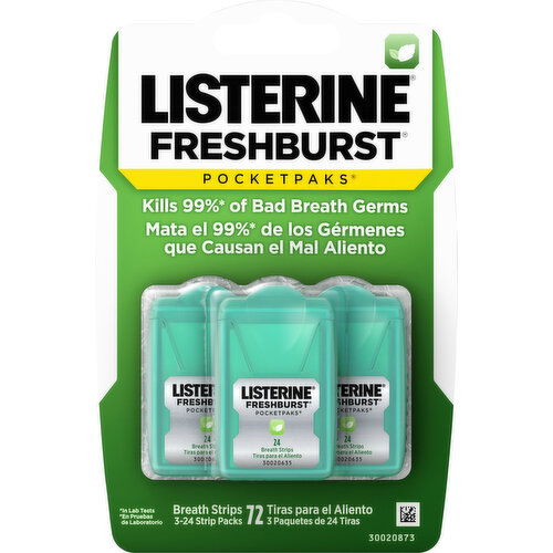 Listerine Breath Strips, Freshburst