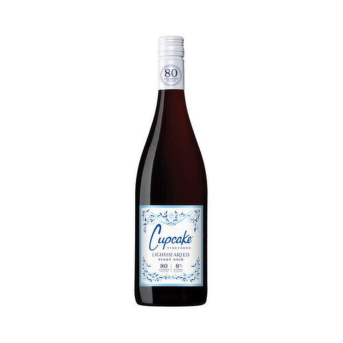 Cupcake Lighthearted Pinot Noir California Red Wine, 750 ml    