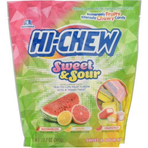 Hi-Chew Fruit Chews, Sweet & Sour Mix - 12.7 Ounce