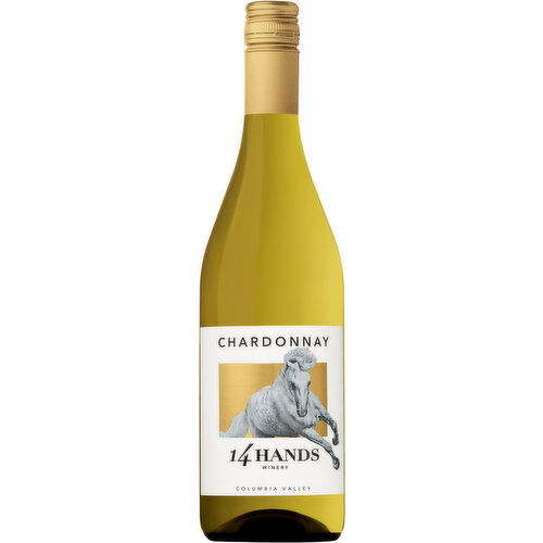 14 Hands Chardonnay Washington White Wine, 750 ml    