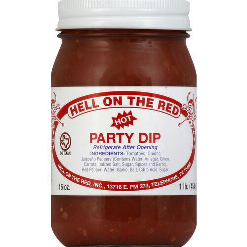 Hellonthered Party Dip, Hot