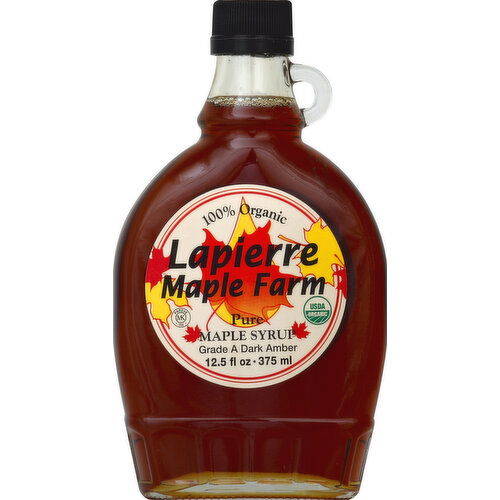 Lapierre Maple Farm Maple Syrup, Pure, Dark Amber