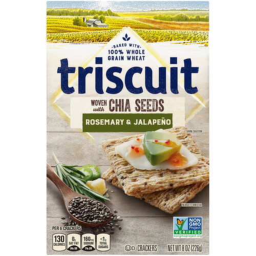 Triscuit Crackers, Rosemary & Jalapeno