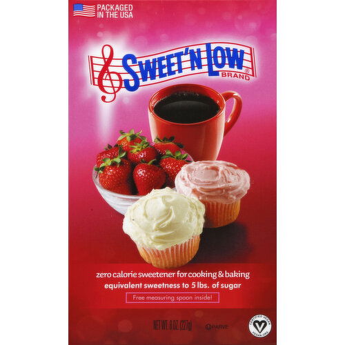 Sweet 'N Low Sweetener, for Cooking & Baking, Zero Calorie