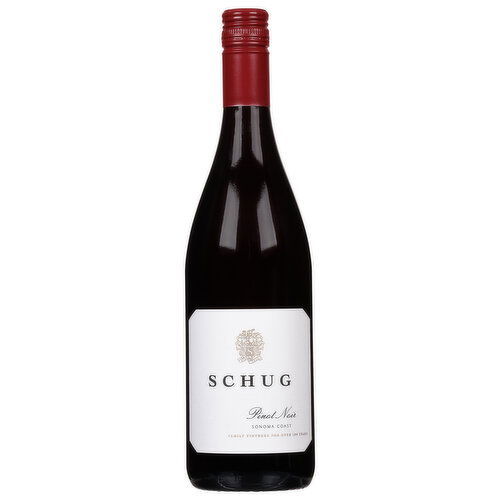 Schug Pinot Noir, Sonoma Coast - 750 Milliliter