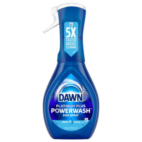 Dawn Dish Spray, Platinum Plus, Fresh Clean Scent