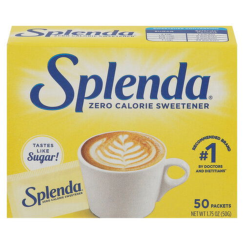 Splenda Sweetener, Zero Calorie