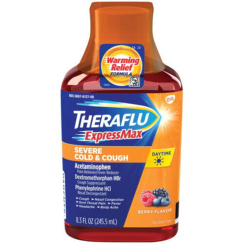 Theraflu ExpressMax Daytime Severe Cold Cough Syrup