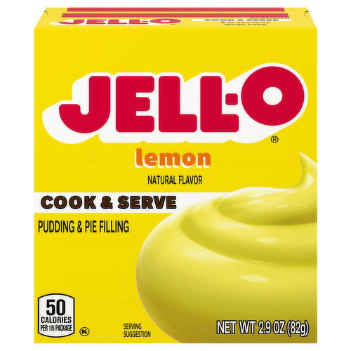 Jell-O Pudding & Pie Filling, Lemon, Cook & Serve