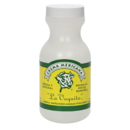 La Vaquita Mexican Style Cream, Grade A, Pasteurized