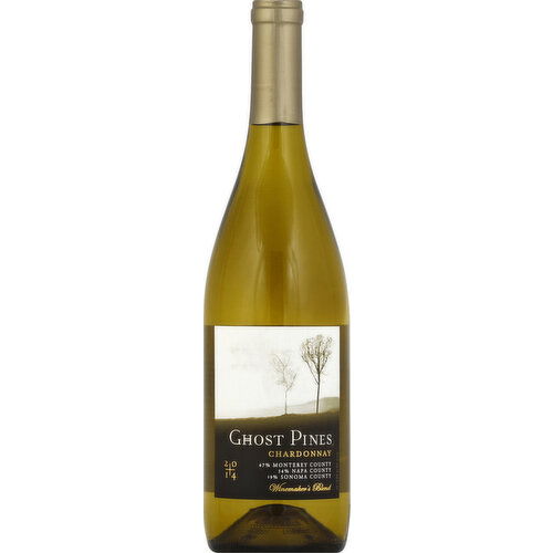 Ghost Pines Chardonnay White Wine 750ml  