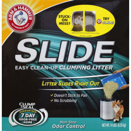 Arm & Hammer Clumping Litter, Easy Clean-Up, Non-Stop Odor Control