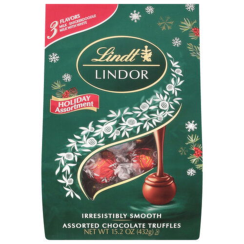 Lindt Chocolate Truffles, Holiday Assortment