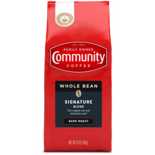 Community Dark Roast Whole Bean Ground Coffee