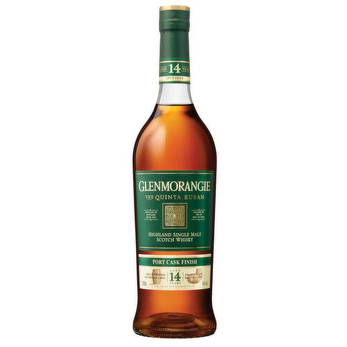 Glenmorangie Aged 14 Years The Quinta Ruban Single Malt Scotch Whisky, 750 ml    