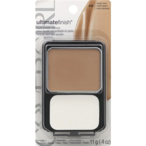 CoverGirl Liquid Powder Make-Up, Classic Ivory 410 - 0.4 Ounce