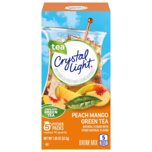 Crystal Light Drink Mix, Peach Mango Green Tea