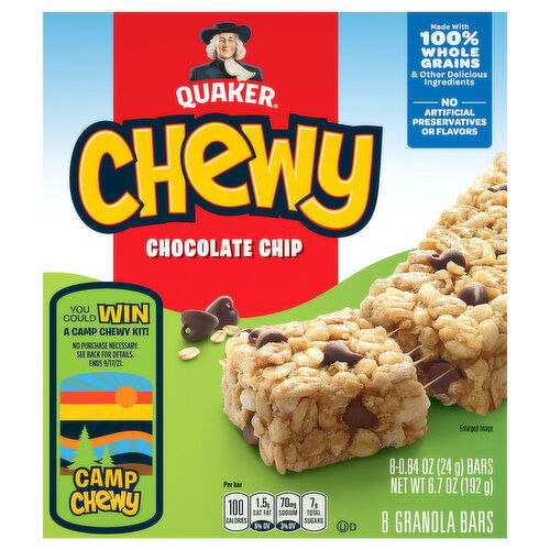 Quaker Granola Bars, Chocolate Chip