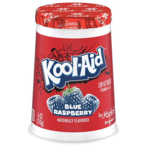 Kool-Aid Yogurt, Low Fat, Blue Raspberry