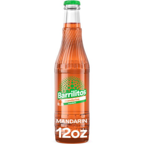 Barrilitos  Mandarin, Fruit Flavored Soda, Mandarina