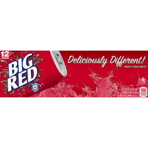 Big Red Soda, 12 Pack