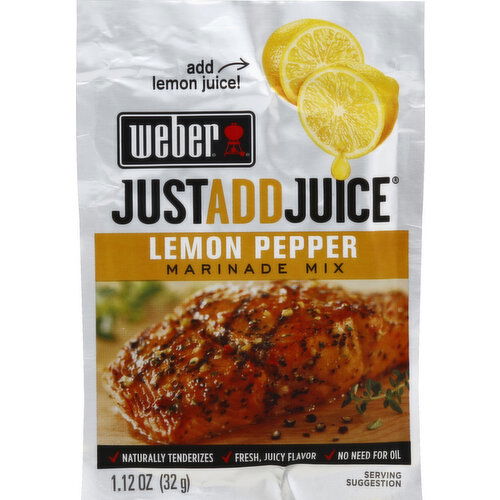 Weber Marinade Mix, Lemon Pepper