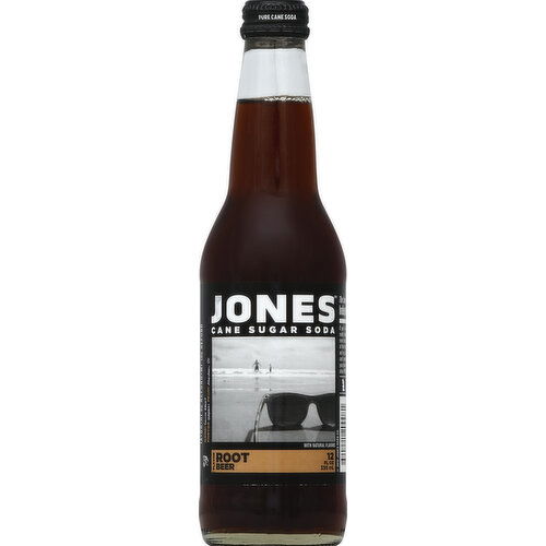 Jones Soda, Cane Sugar, Root Beer Flavor