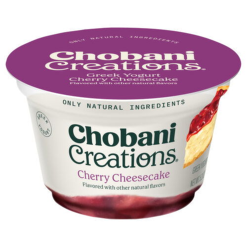 Chobani Yogurt, Greek, Cherry Cheesecake