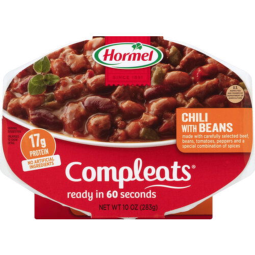 Hormel Chili, with Beans