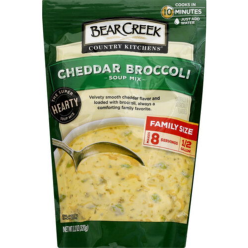 Bear Creek Country Kitchens Soup Mix, Cheddar Broccoli, Family Size