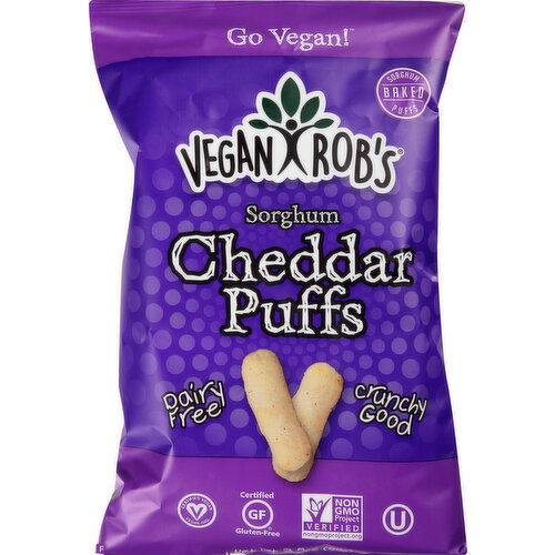 Vegan Rob's Sorghum Puffs, Cheddar