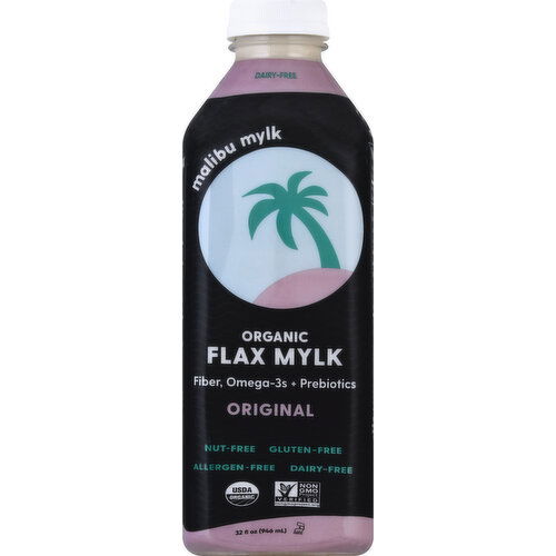 Malibu Mylk Flax Mylk, Organic, Original