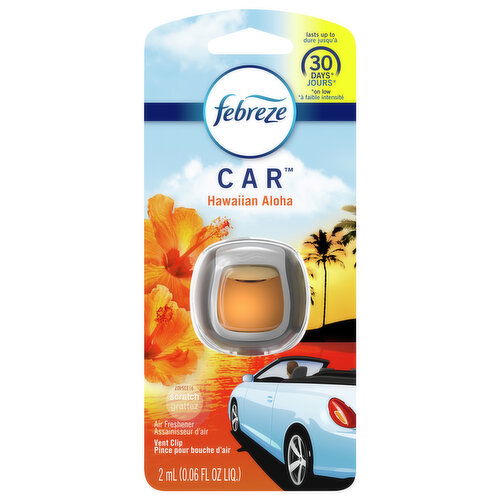 Febreze Air Freshener, Vent Clip, Hawaiian Aloha