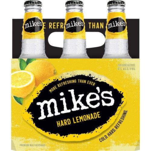 Mike's Beer, Malt Beverage, Premium, Hard Lemonade