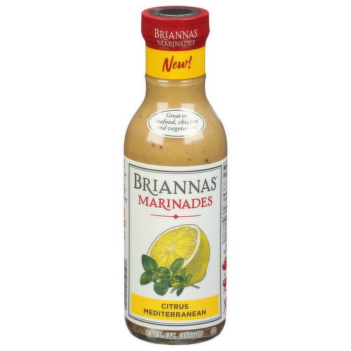 Briannas Citrus Mediterranean Marinades - 12 Fluid Ounce