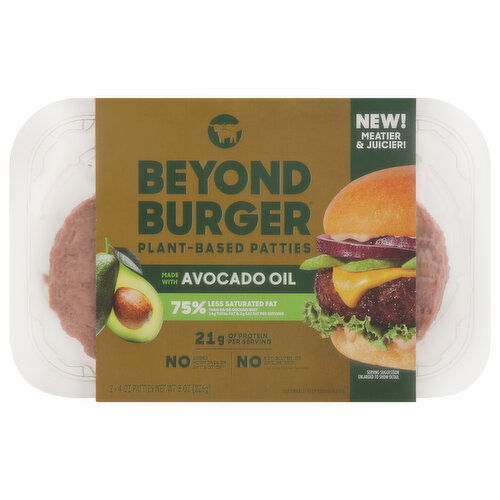 Beyond Meat Beyond Burger, Patties, Plant-Based