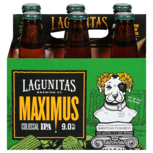 Lagunitas Brewing Co Beer, Maximus, Colossal IPA